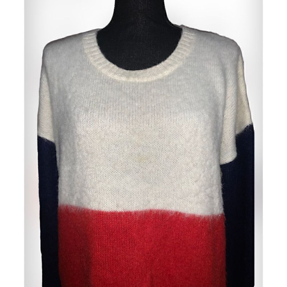 Madewell Colorblock Wool Blend Sweater - Picture 2 of 6
